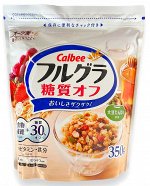 Мюсли  фруктовые с пониженным содержанием сахара Calbee, 350 гр. 1/8