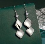 Серьги  стерлинговое серебро