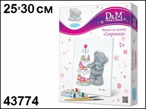 D&M Me to You. Роспись по холсту арт.43774 "Сладкоежка" 25*30 см.