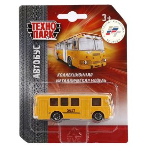 SB-16-88-BLC АВТОБУС РЕЙСОВЫЙ "ТЕХНОПАРК" МЕТАЛЛ. 7,5СМ НА БЛИСТЕРЕ (РУСС. УП.) в кор.2*144шт