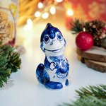 Сувенир &quot;Дракон Сластёна&quot;, 6,5 см, гжель