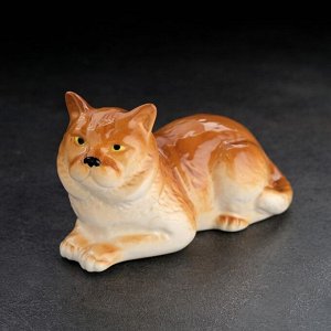 Сувенир "Британский кот" 7х6х13 см ,фарфор цвет МИКС