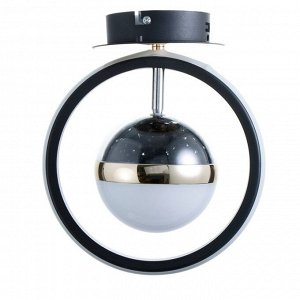 Светильник "Альциона" LED 37Вт 3000-6000К черно-золотой 20х20х22 см BayerLux