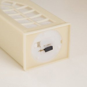 Ночник "Снежный домик" LED от батареек 3хLR1130 белый 5х4х16 см RISALUX