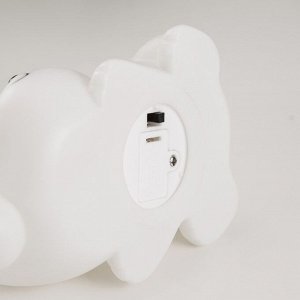 Ночник "Крутая собачка" LED от батареек белый 11,4х6,9 см RISALUX