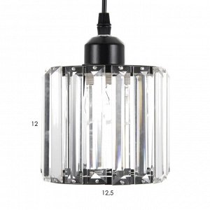 Светильник 1167/1BK Е27 40Вт черный 16х16х10 см BayerLux
