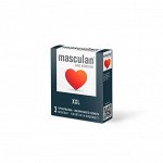 Презервативы Masculan, сlassic 4, XXL, латекс, увеличенного размера, розовый, 20 см, 5,5 см, 3 шт.