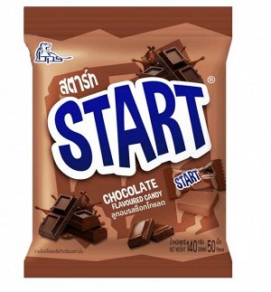 Конфета мягкая Boonprasert "Start" Chocolate со вкусом шоколада, м/у 140г