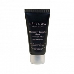 Mary&May Антиоксидантная глиняная маска с ежевикой Mary&May Blackberry Complex Glow Wash Off Pack