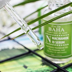 Противовоспалительная сыворотка для жирной кожи Cos De BAHA Niacinamide 10 Serum