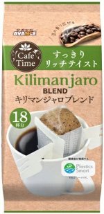 Avence Кофе молотый, дрип-пакет Cafe Time &quot;Килиманджаро&quot; 6г*18