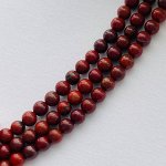Бусины для украшений из красной Яшмы