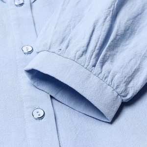 Блузка для девочки MINAKU цвет светло-голубой, рост