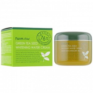 Крем увлажняющий выравнивающий с семенами зеленого чая 
Farm Stay Green Tea Seed Whitening Water Cream