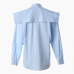 Блузка женская MINAKU: Casual Collection цвет голубой