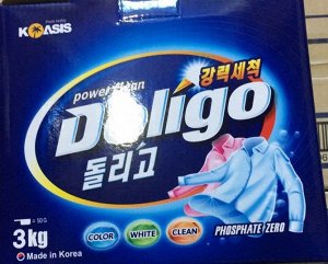 164361 "DOLIGO" Стиральный порошок, (с мерной ложкой), 3 кг