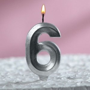 Свеча - Цифра для Торта "6"