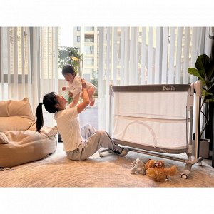 PITUSO Колыбель 3 в 1 Denia на колёсах Grey/серый