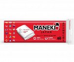Подушечки ватные гигиенические&quot;MANEKI&quot;RED прямоугольные с пресс-линиями 80 шт./уп