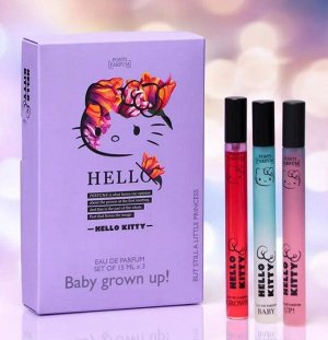 Набор Парфюмерной воды Hello Kitty baby Grown Up 3 15 мл Понти Парфюм