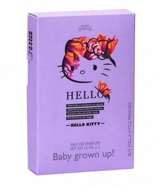 Набор Парфюмерной воды Hello Kitty baby Grown Up 3 15 мл Понти Парфюм