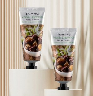 FarmStay Visible Difference Hand Cream Olive Крем для рук с экстрактом оливы