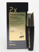 KR/ FarmStay Тушь для ресниц 2X Volume&amp;Curling Mascara, 12г