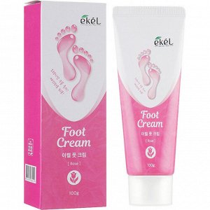 Крем Для Ног c Розой EKEL Foot Cream Rose