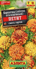 Бархатцы Петит отклоненные, смесь сортов