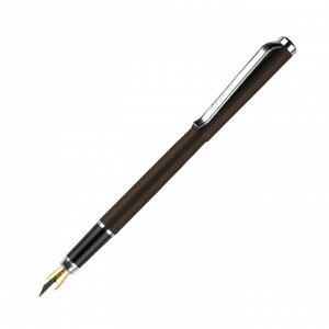 Ручка подарочная, перьевая Luxor "Rega", чернила синие, графит, в футляре
