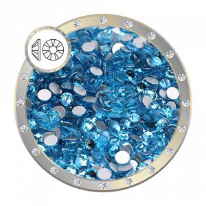 Стразы клеевые Aquamarine, размер 16, упаковка 700 штук