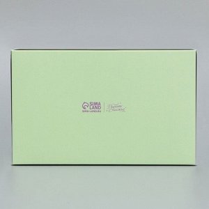 Коробка для капкейков складная с двусторонним нанесением «Для тебя», 16 х 10 х 10 см