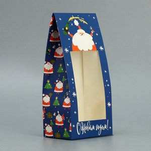 Коробка складная «Дед мороз», 9 х 19 х 6 см