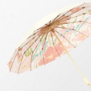 Зонт укрепленный ручной UPF 50+