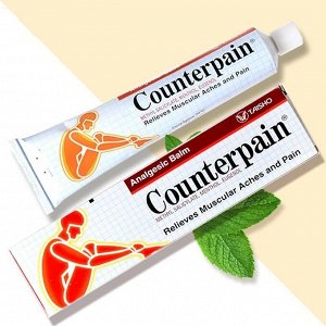 Тайский бальзам COUNTERPAIN разогревающий, Контрпейн красный, 120 гр.