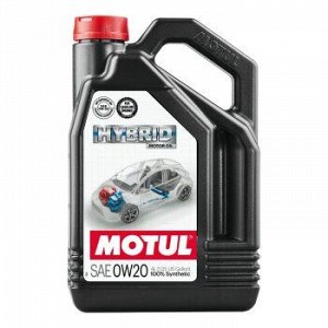 Масло моторное MOTUL HYBRID 0W20 SN/GF-5 синтетика 4л