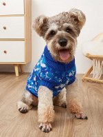 Свитер с принтом, для животных