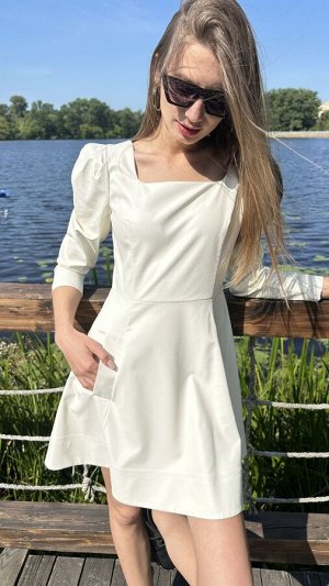 Платье DAVYDOV 6076 молочный