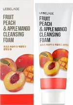 Очищающая пенка с экстрактом персика и манго Fruit Peach&amp;Apple Mango Cleansing Foam
