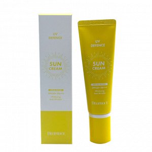 DEOPROCE  Увлажнающий солнцезащитный крем (50гр) UV DEFFENCE SUN CREAM SPF50+ PA+++ SPECIAL EDITION