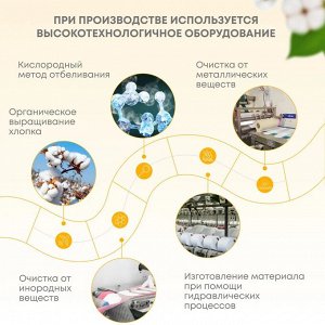 Organic BON NATURAL Гигиенические прокладки стандартного размера 250 мм с крылышками (18 шт) 1/36