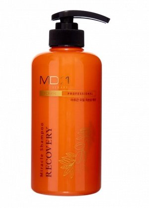 MD:1, Hair Therapy Miracle Recovery Shampoo Восстанавливающий питательный шампунь для волос 500мл 1/30, Япония