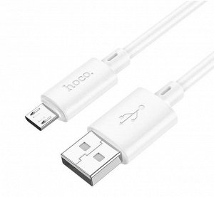 Кабель Hoco X88 Gratified, USB - Lightning, 1м, белый