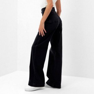 Брюки женские джинсовые, MINAKU SLIM FIT цвет черный, 42 (рост 168)