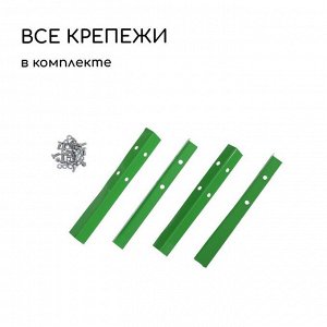 Грядка оцинкованная, 195x100x15 см, зелёная, Greengo