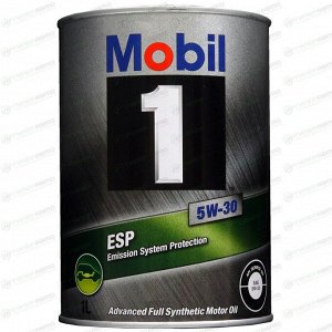 Масло моторное Mobil 1 ESP 5w30, синтетическое, API SN/CF, ACEA C2/C3, универсальное, 1л, арт. 117519