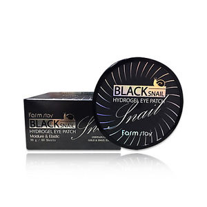 Farm Stay Black Snail Hydrogel Eye Patch - Гидрогелевые патчи с экстрактом черной улитки 60 шт