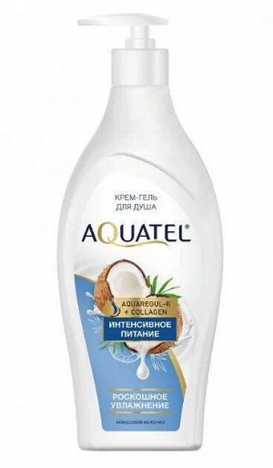 Крем-гель для душа AQUATEL интенсивное питание, 500гр
