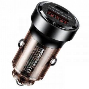Адаптер ReMax Walking Series 30W PD+QC Cyberpunk Fast Car Charger RCC338 1C1A