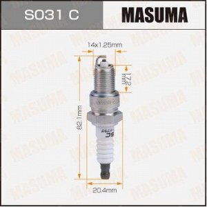 Свеча зажигания MASUMA NICKEL BPR5EY-11 (3028)